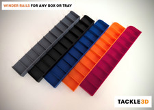 Winder Rig Rails - Fit all Boxes, Trays, Mag Cassette Trays, Any Space - 3 Pack!