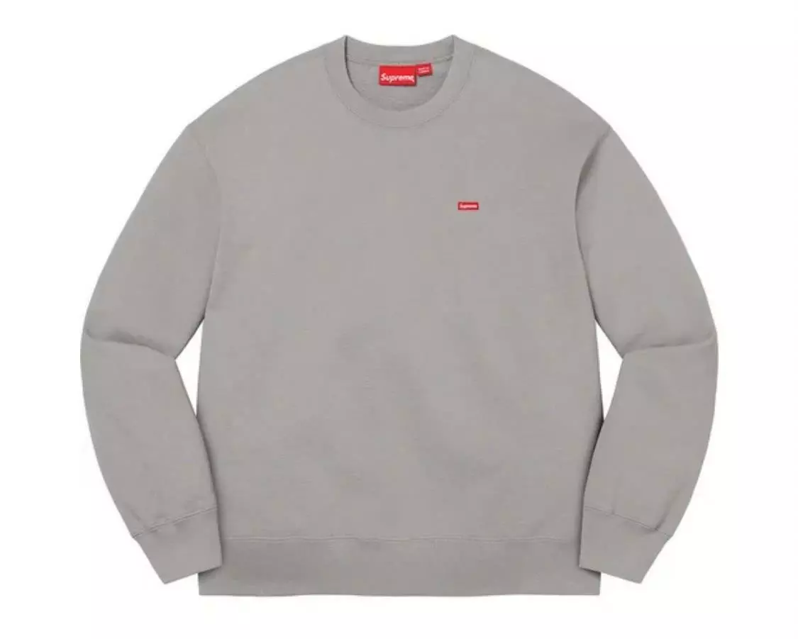 【Supreme】Small Box Crewneck　グレー　Mサイズ