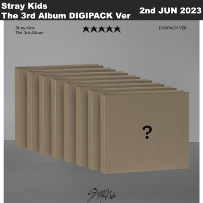 Stray Kids 5-STAR The 3rd Album DIGIPACK Ver Random CD+Photobook+Photocard+Etc