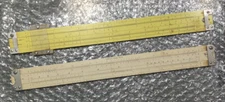 Pickett Slide Rules Lot Model N901-T  & 901 Simplex Trig Trigonometry 12" long
