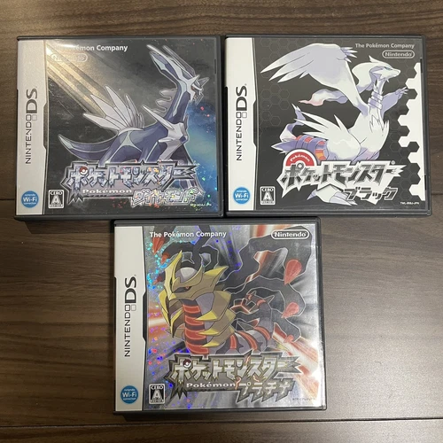 Nintendo DS Pokémon pokemon Platinum & Diamond & Black【Set of 3】NTSC-J NDS Japan
