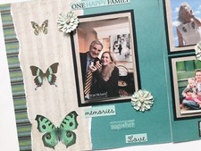 Family Scrapbook Pages, 12 by 12 Heritage Pages, Family Layouts, Heritage Pages