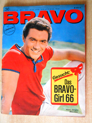 Bravo 36/1966 Komplett - 60. Geburtstag - Senta Berger, Drafi Deutscher - TOP