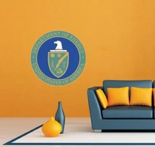 US Department of Energy DOE Seal USA Wall Room Decor Sticker Decal 22"X22"