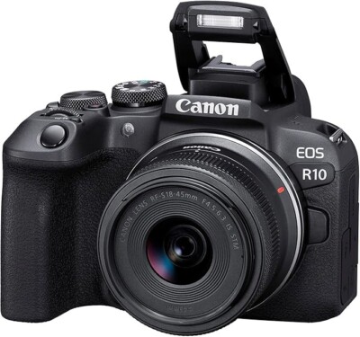 Canon EOS R10 + RF-S 18-45mm IS STM Objektiv - kompakte spiegellose Digitalkamera