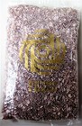 BULK LOT clear pink/mauve silver lined bugle seed beads 4.5 mm 470 g
