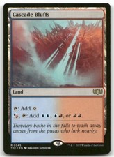 Cascade Bluffs #345 MTG Tarkir Dragonstorm TDC NM X1