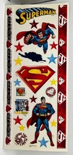 SUPERMAN Man of Steel 2006 Scrapbook Stickers LARGE Sheet DC Comics