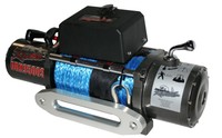 9,500 Lb 12v Winch. Alumin Fairlead, Remote Control, Synth Rope. Digital Control 9,500 Lb 12v Winch. Alumin Fairlead, Remote Control, Synth Rope. Digital Control