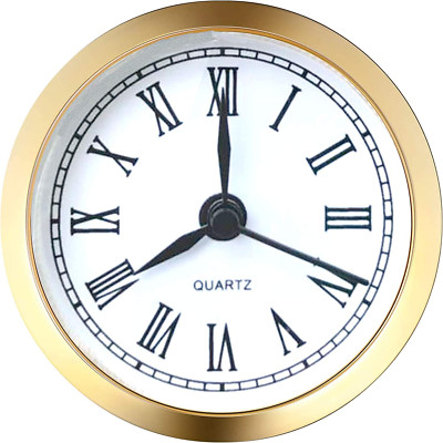 Mini Clock Insert 2.4 Inch (61 Mm) round Quartz Clock Fit-Up Movement Miniature