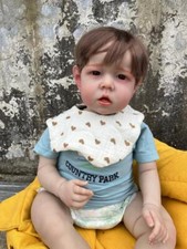 28In Finished Reborn Baby Doll Liam Artist Painted Rooted Hair Toddler Bebe Gift