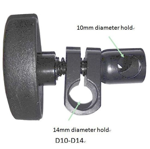 Hülse Drehklemme Spannfutter für Magnetständer Halter Leiste Zifferblatt Anzeigegerät - Bild 6 von 27