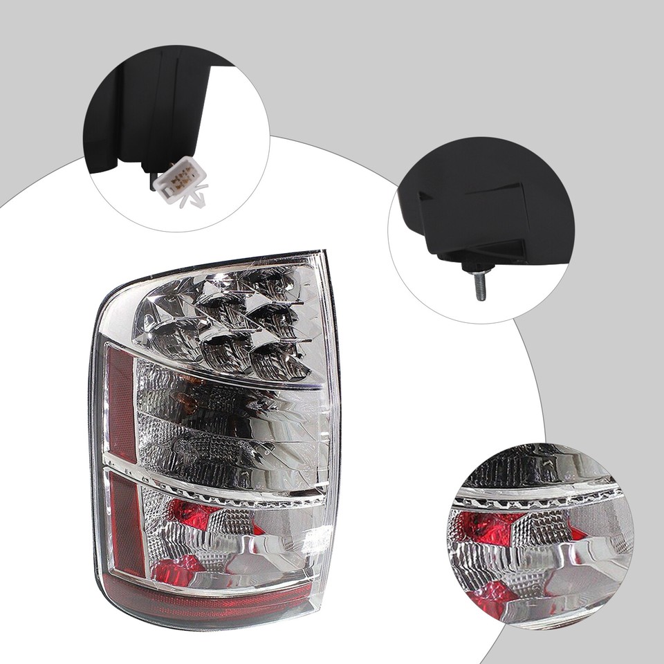 For 2004-2009 Toyota Prius Left Rear Tail Light Black Tail Lamp Driver ...
