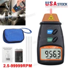 LCD Digital Tachometer Non Contact Laser Photo RPM Motor Speed Gauge Tester