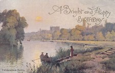 Postcard Twickenham Ferry [ Faulkner ] Thames / London Int My Ref VZ