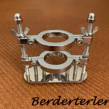 Metal Heavy Scrotum Ball Pendent Stretcher Ring Clamp Male Chastity Lock