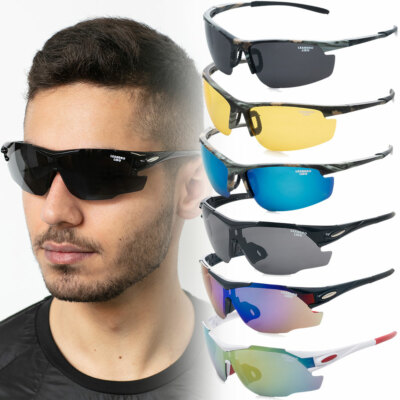 LEANDRO LIDO Power Challenger One Sport Fitness Jogging Rad Sonnenbrille neu