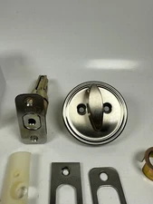 Shield Security Single-Sided Deadbolt Lock 226974  Satin Nickel  NEW