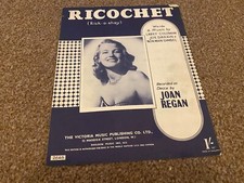 MLF2 SHEET MUSIC - RICHOCHET - JOAN REGAN