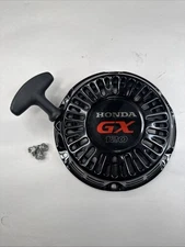 NEW OEM Honda GX120 Recoil Starter 28400-Z4M-801ZD & Bolts — Genuine BLACK