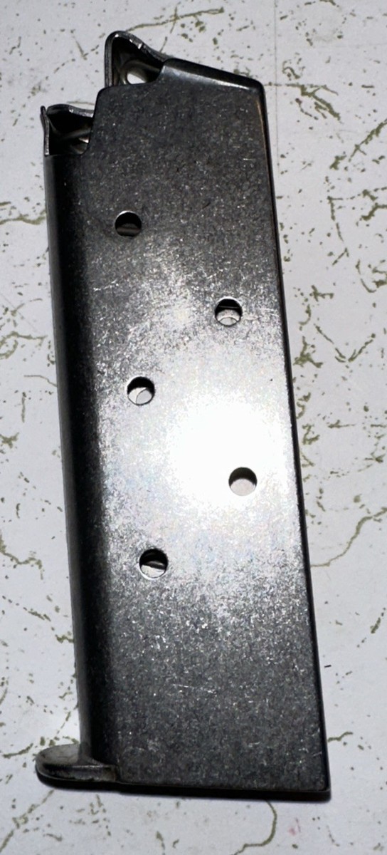 ProMag Colt Mustang & Pocketlite .380 ACP 6-Round Magazine – Nickel Finish – COL-05N