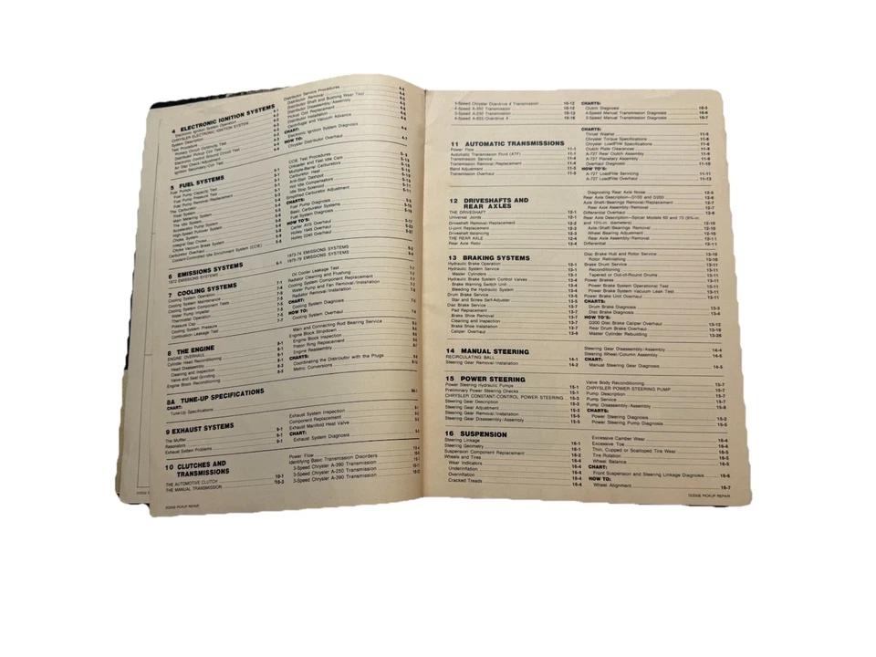 Dodge D-100 D-200 D-300 1970-1979 camioneta pick-up taller manual guía del motor Foto 4 de 4