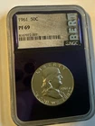 1961 Proof Franklin Half Dollar NGC PF 69 Benjamin Franklin US Coin