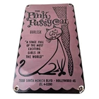 Vintage Pink Pussy Cat Sign - Hollywood Girls Burlesk Gas Service Saloon Sign