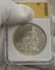 1875 S US Trade Dollar $1 Unc Details (Cleaned)