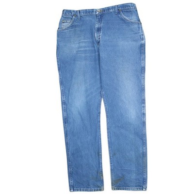 Wrangler Herren Jeans Blau Regular Fit Straight 40W 34L