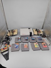 Nes Nintendo Original Console Bundle 8 Games Controllers Cords Tested- Read