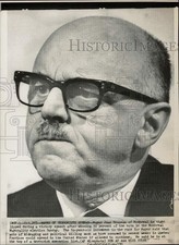 1970 Press Photo Mayor Jean Drapeau of Montreal, Canada - lra02872