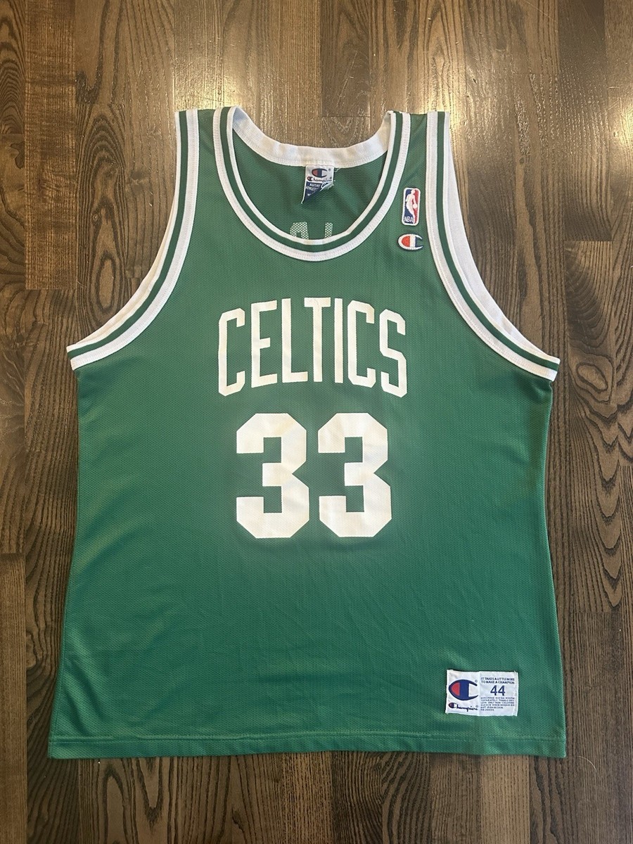 Vintage LARRY BIRD #33 Boston Celtics Champion Jersey Green Size