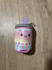 Bubble Tea Cup Squishmallow Looking Zip Snacker Thermal Bag Gift Reusable