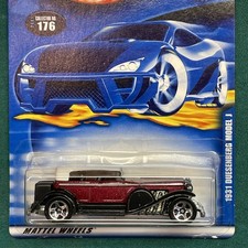 Hot Wheels 2001 #176 1931 Duesenberg Model J.