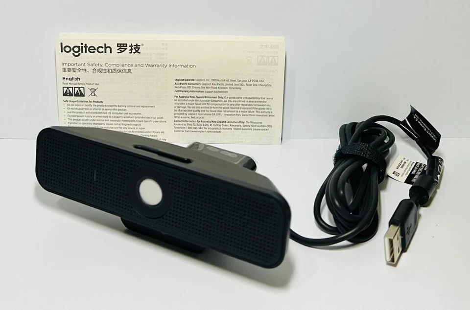 Logitech C925E USB Webcam HD Video Built-In Stereo Mic V-U0030 860-000508 - Image 3 of 4