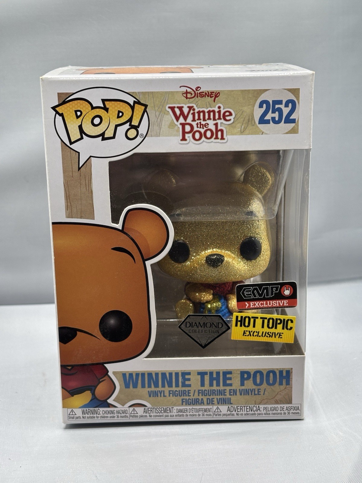 Funko Pop! Vinyl [Disney] Winnie The Pooh #252 Diamond. 5190