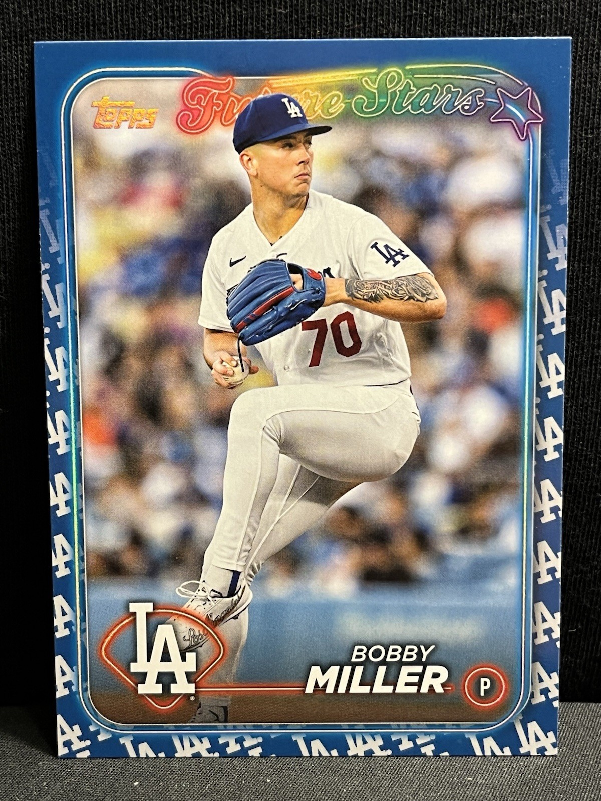 Topps 2024 Series 1 Future Stars Bobby Miller Dodgers #115 Team Color Border