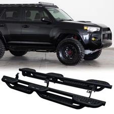 Vijay Fit 2010-2024 Toyota 4Runner Trail Edition Running Boards Steel Nerf Bar