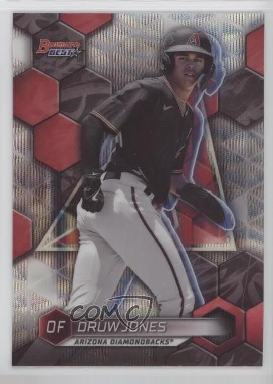 2023 Bowman's Best Top Prospects Wave Refractor Druw Jones #TP-8