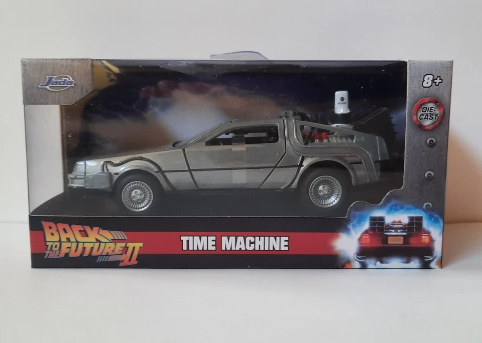 Time Machine Back to the future 2 Ritorno al futuro Jada Toys scala 1:32 maclama - Immagine 2 di 4