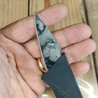 CUSTOM TACTICAL CREDIT CARD KNIFE Photo Wolf Indian Name Folding