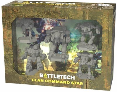 Battletech Clan Command Star Miniatures