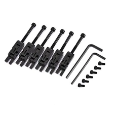 6 Saddles for Floyd Rose Guitar Bridge with String Lock Screws Guitar Parts