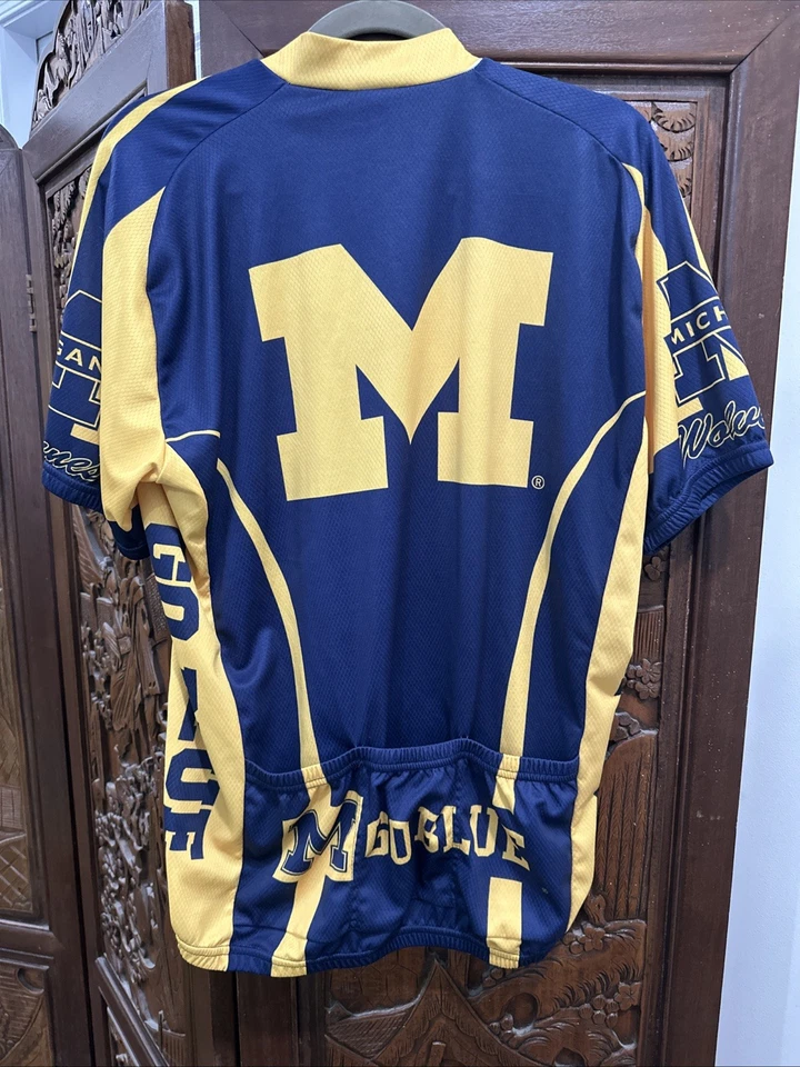 Camiseta de ciclismo University of Michigan Wolverines XL - Oficial de Adrenaline Pro Foto 2 de 4