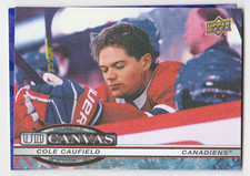 HOCKEY NHL 25/26 UD SERIES 1 CANVAS MONTREAL CANADIENS  COLE CAUFIELD   #C-13
