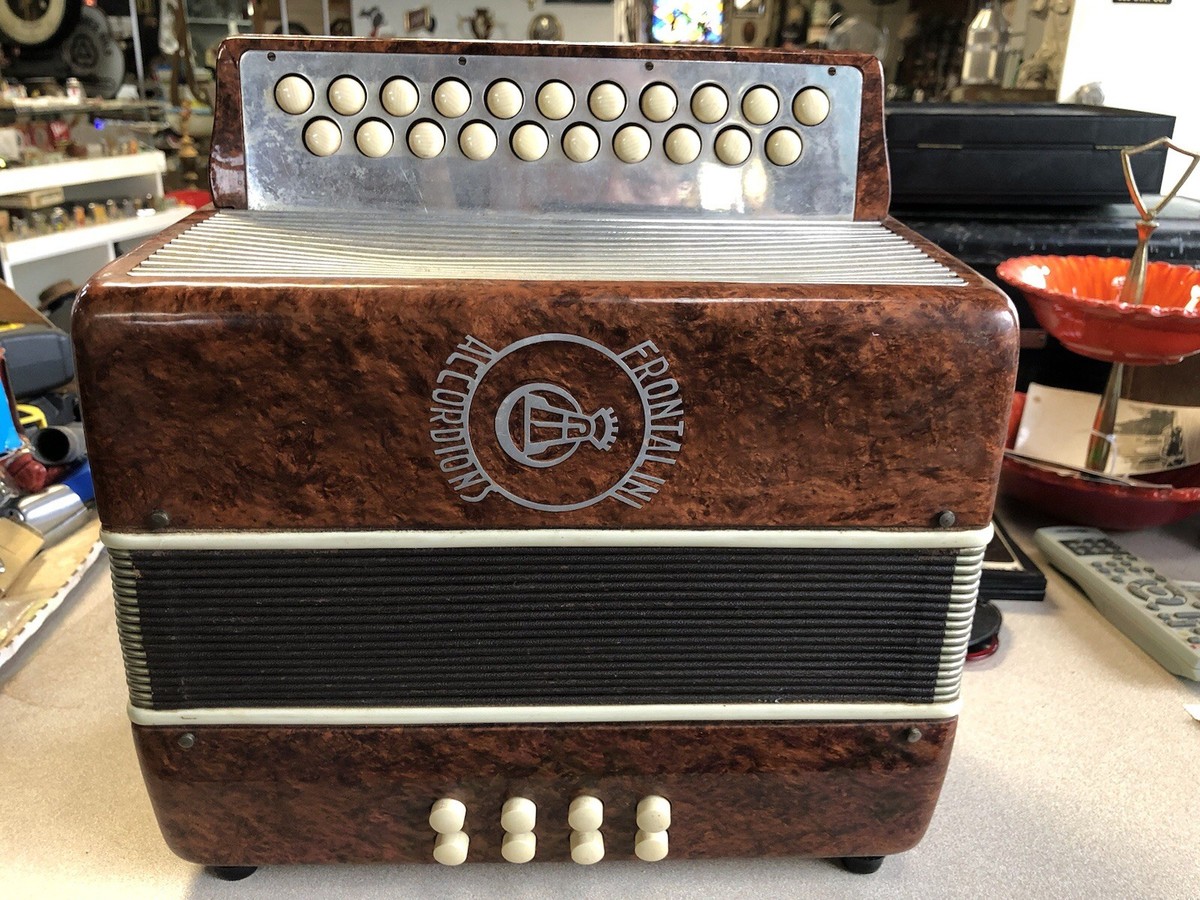 Frontalini Diatonic Accordion, 2 Row Button, Vintage | eBay