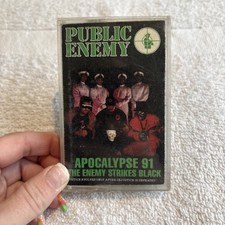 PUBLIC ENEMY APOCALYPSE 91 STRIKES BACK RAP HIP HOP CASSETTE TAPE