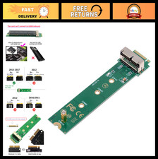 M.2 NGFF M-Key to 12Pin 16Pin PCI-E 4X SSD Adapter Card for Mac A1493 A1502 A146