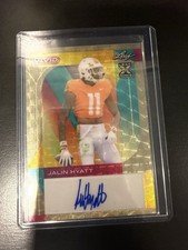 Marketplace image: 2023 Leaf Vivid Jalen Hyatt Superfractor Proof Rookie Auto 1/1